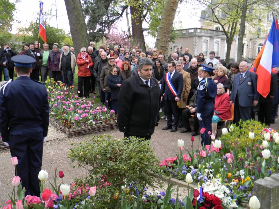 Commémoration du génocide arménien à Livry-Gargan le 23 avril 2016