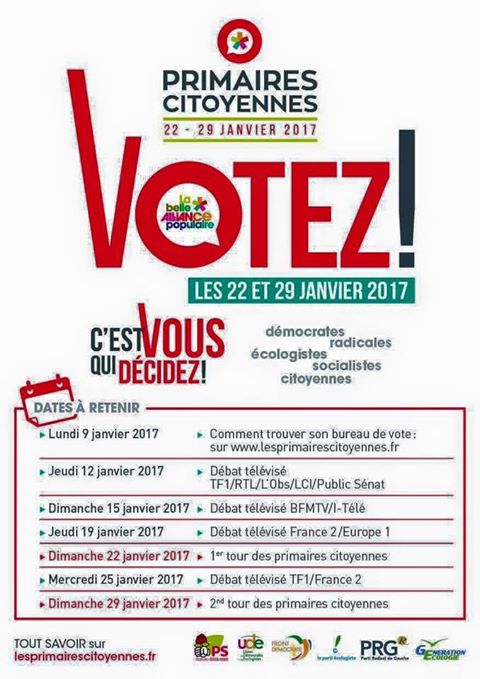 [Primaires] - Les dates à retenir