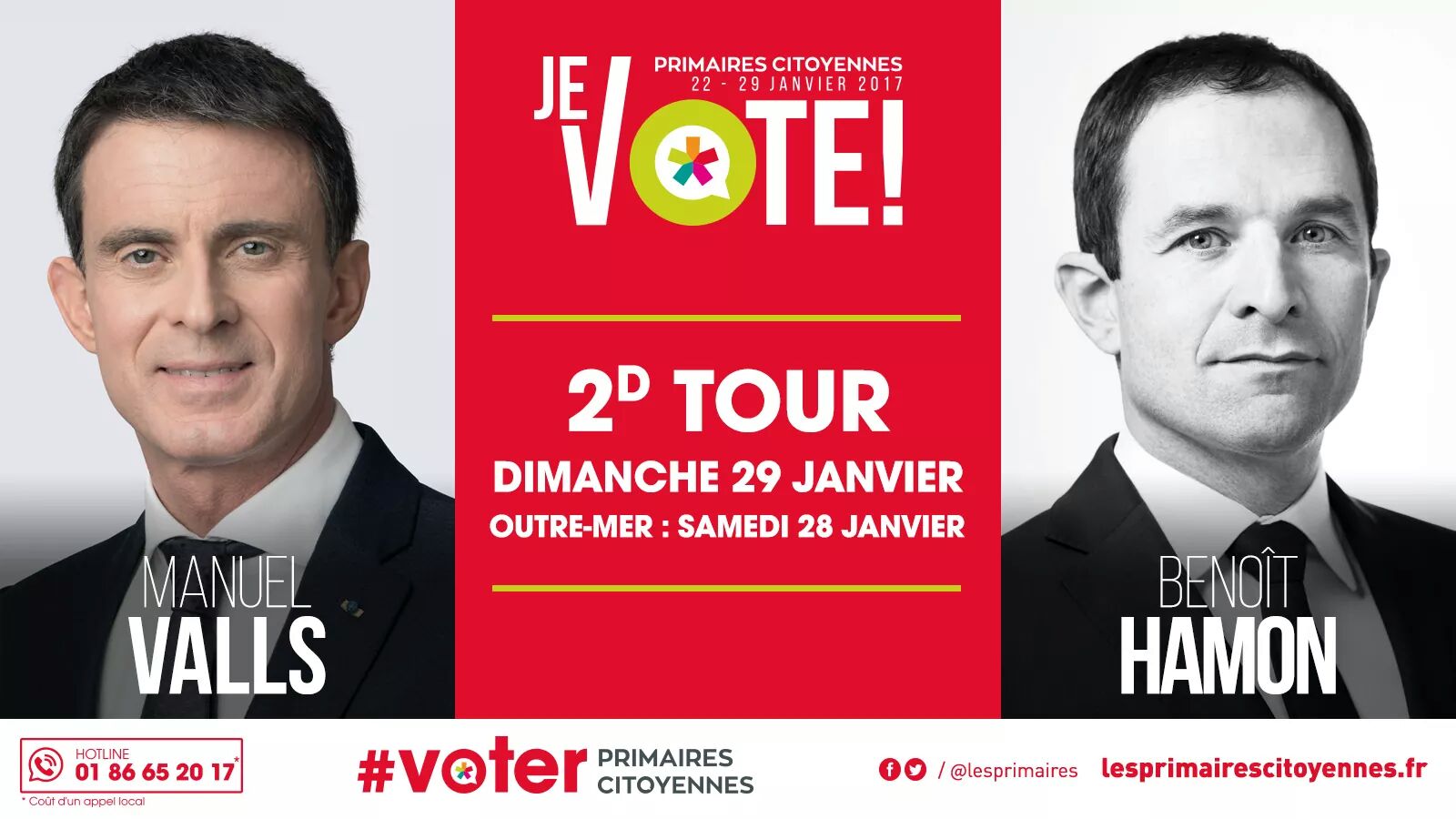 [Primaires citoyennes] - Dimanche 29 janvier, on vote !
