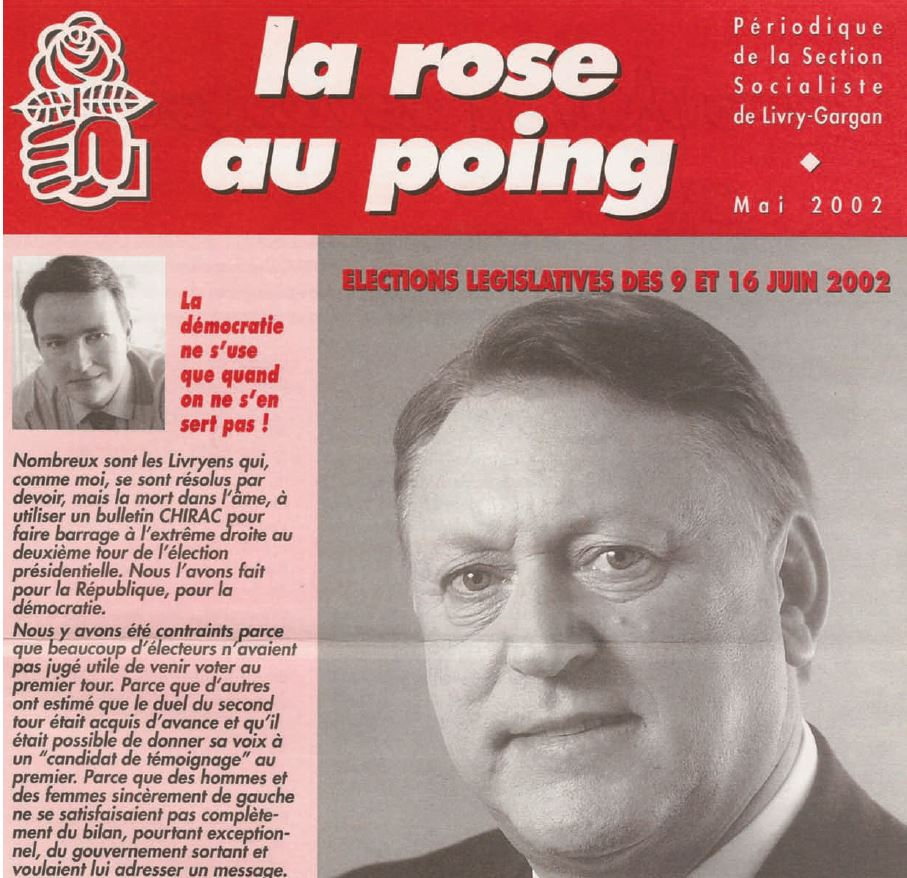 La rose au poing - mai 2002