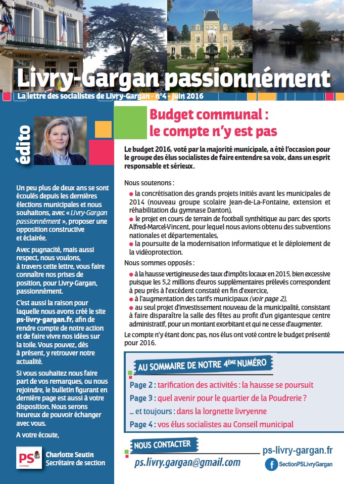 Livry-Gargan passionnément n°4