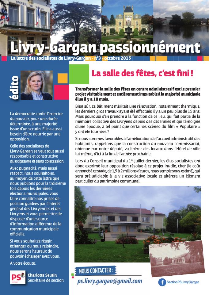 Livry-Gargan passionnément n°3